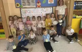 Zdjęcie grupowe dzieci z grupy I.