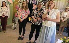 Pani dyrektor dziękuje wszystkim dzieciom za pięknie recytowane wiersze